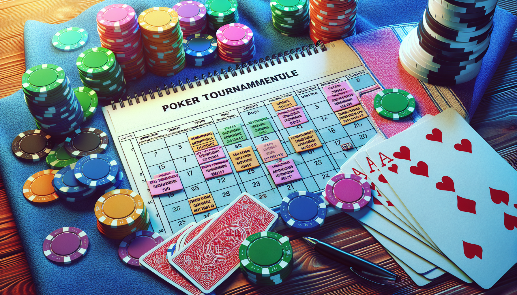 découvrez le calendrier des tournois de poker, ne manquez aucune date grâce à notre planning complet.
