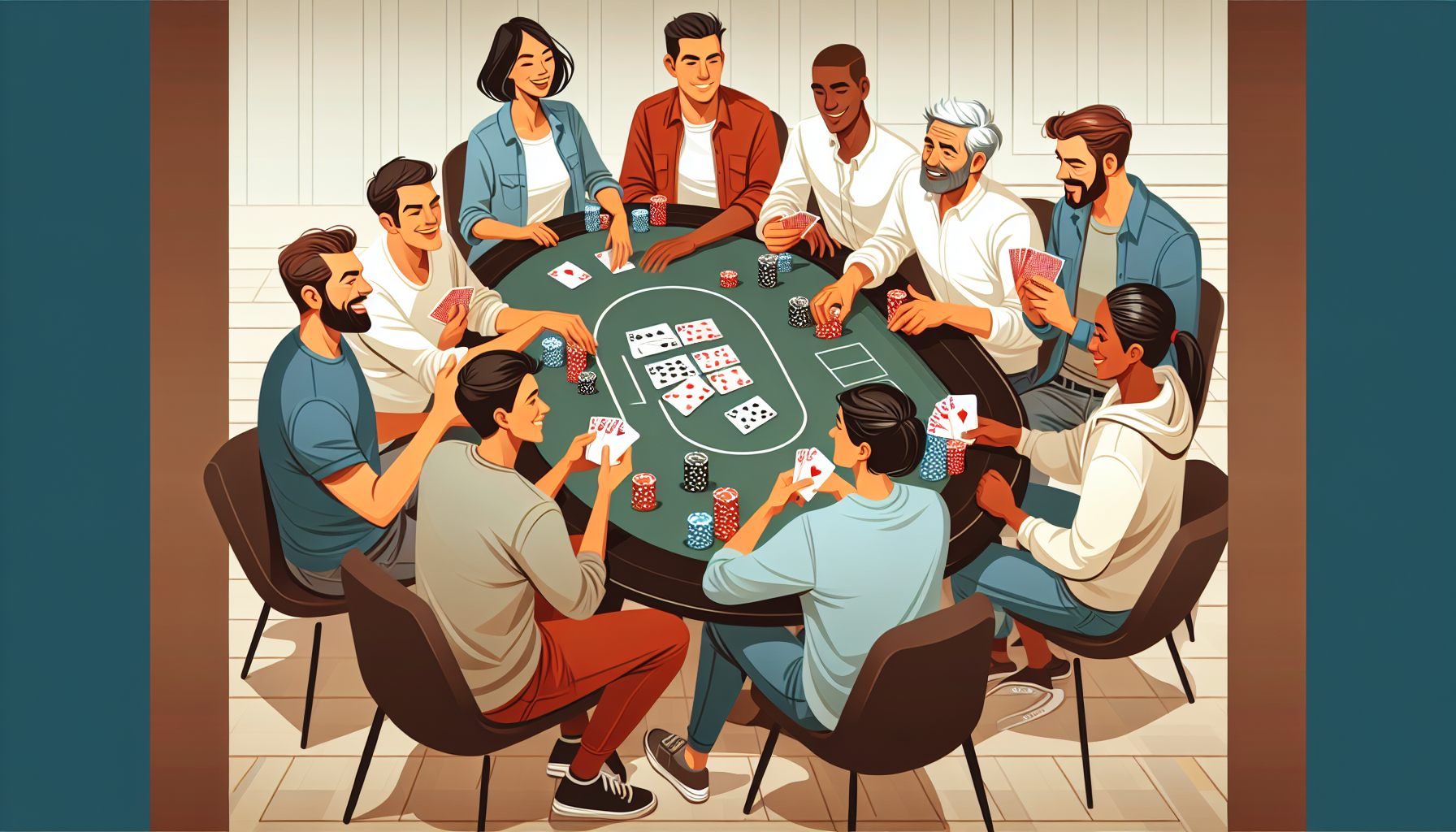 découvrez les règles du poker en société pour des parties conviviales entre amis. apprenez les stratégies et astuces pour devenir un as du poker en société.